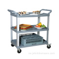 Catering Kitchen Plastic BUSing Transport Trolley